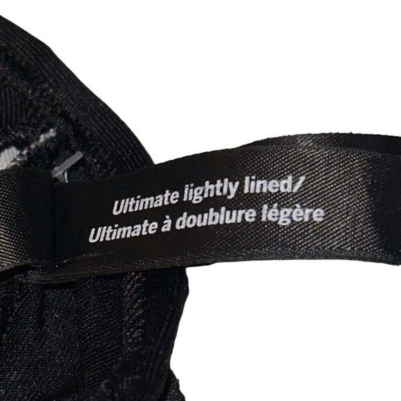 PINK Victoria's Secret Black Strappy Bra W/ Removable pads Ladies XS - Picture 7 of 11